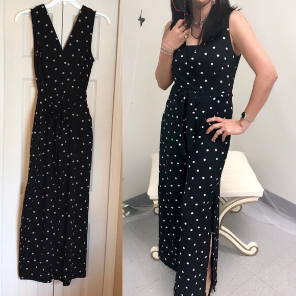 monteau polka dot jumpsuit